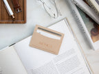 Embossed Leather Card Holder
