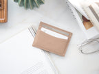 Embossed Leather Card Holder