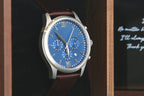 Metal Watch & Glass Top Walnut Gift Box