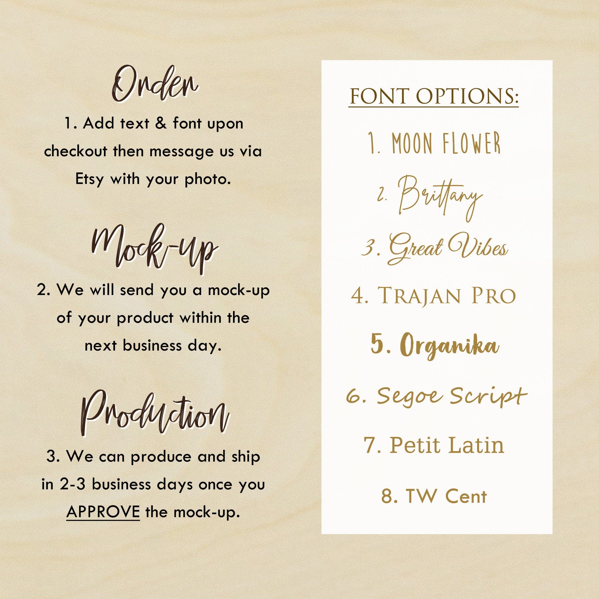 Your Photo Printed on Wood