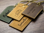 Engraved Luggage Tag with Contact Card