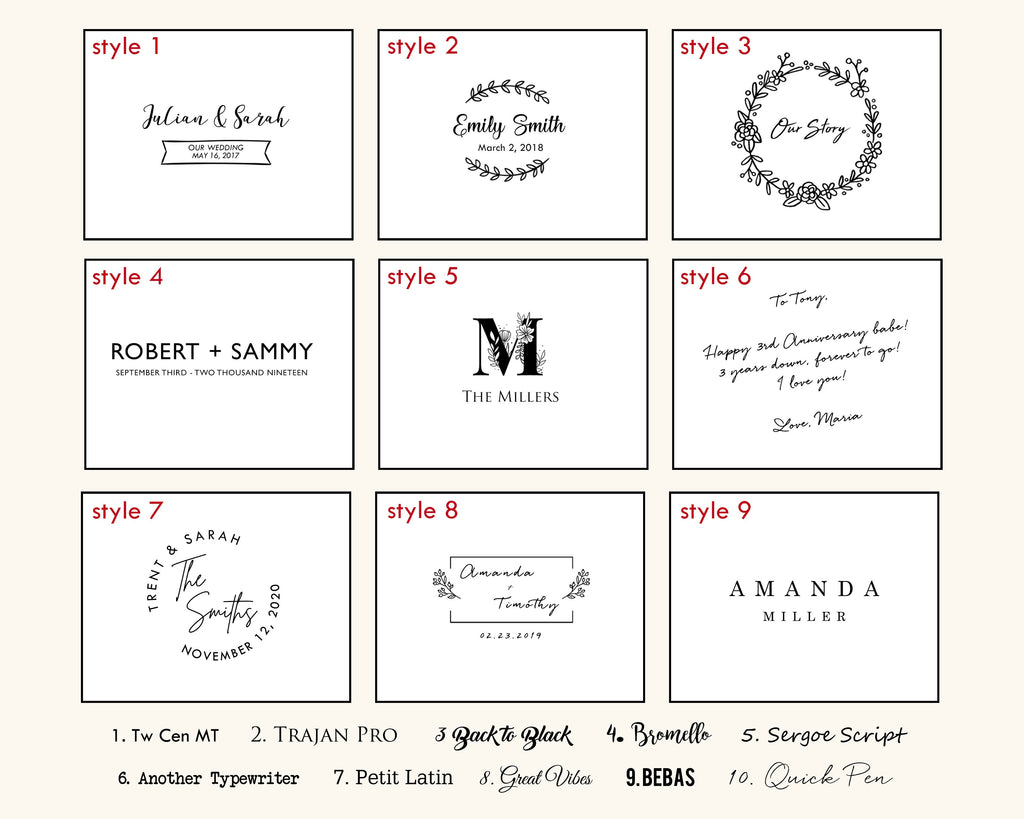 8x10" Large Wood Memory Box