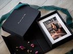 5x7" Boudoir Linen Photo Box