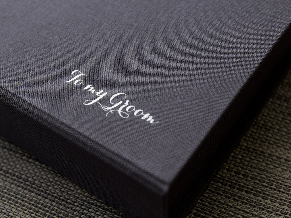 5x7" Boudoir Linen Photo Box