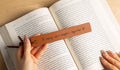 Engraved Leather Bookmark