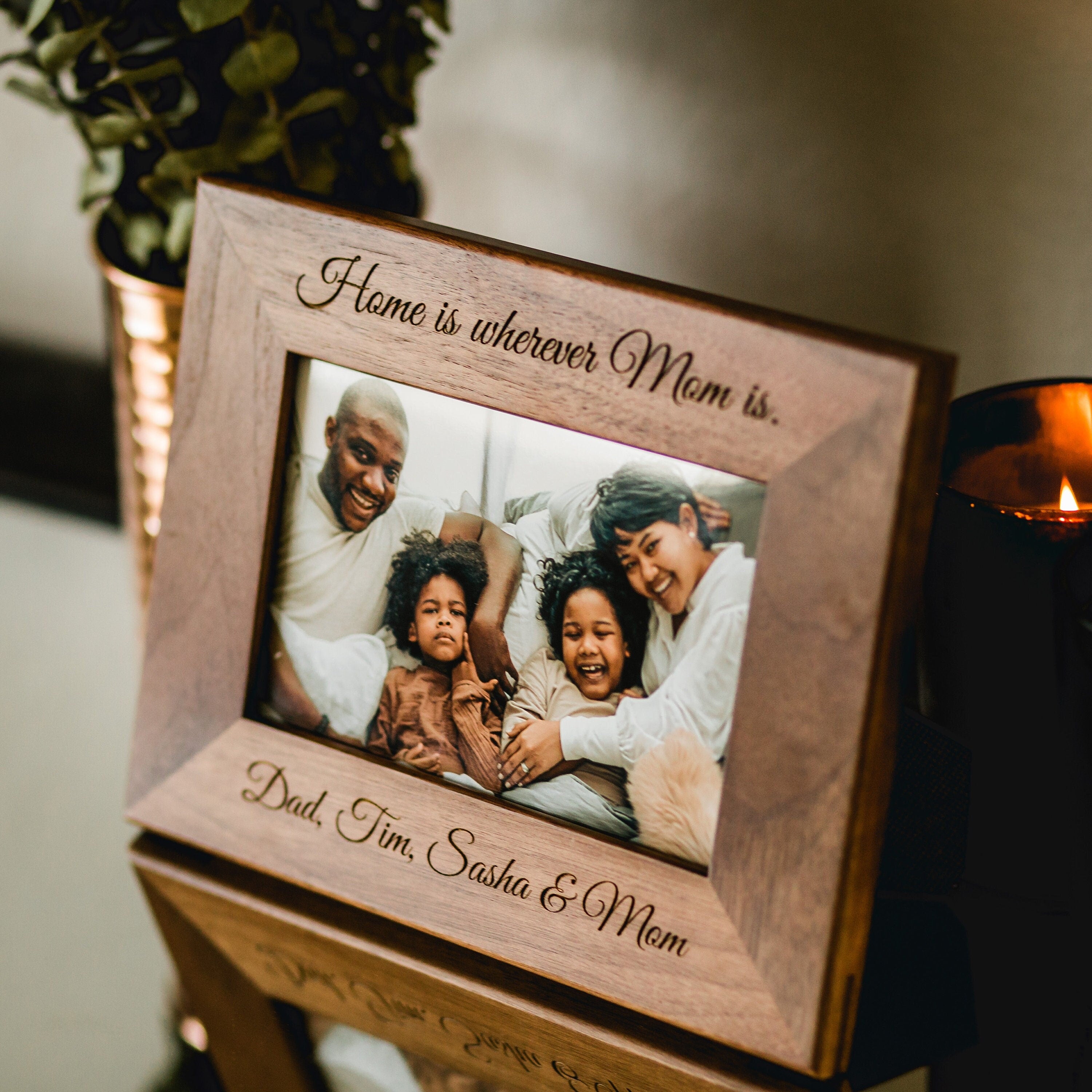 Engraved Wood Frame