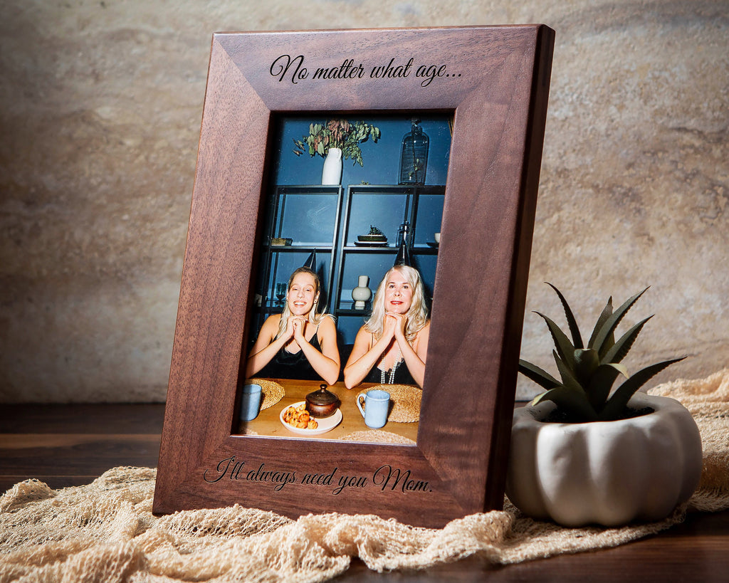 Engraved Wood Frame