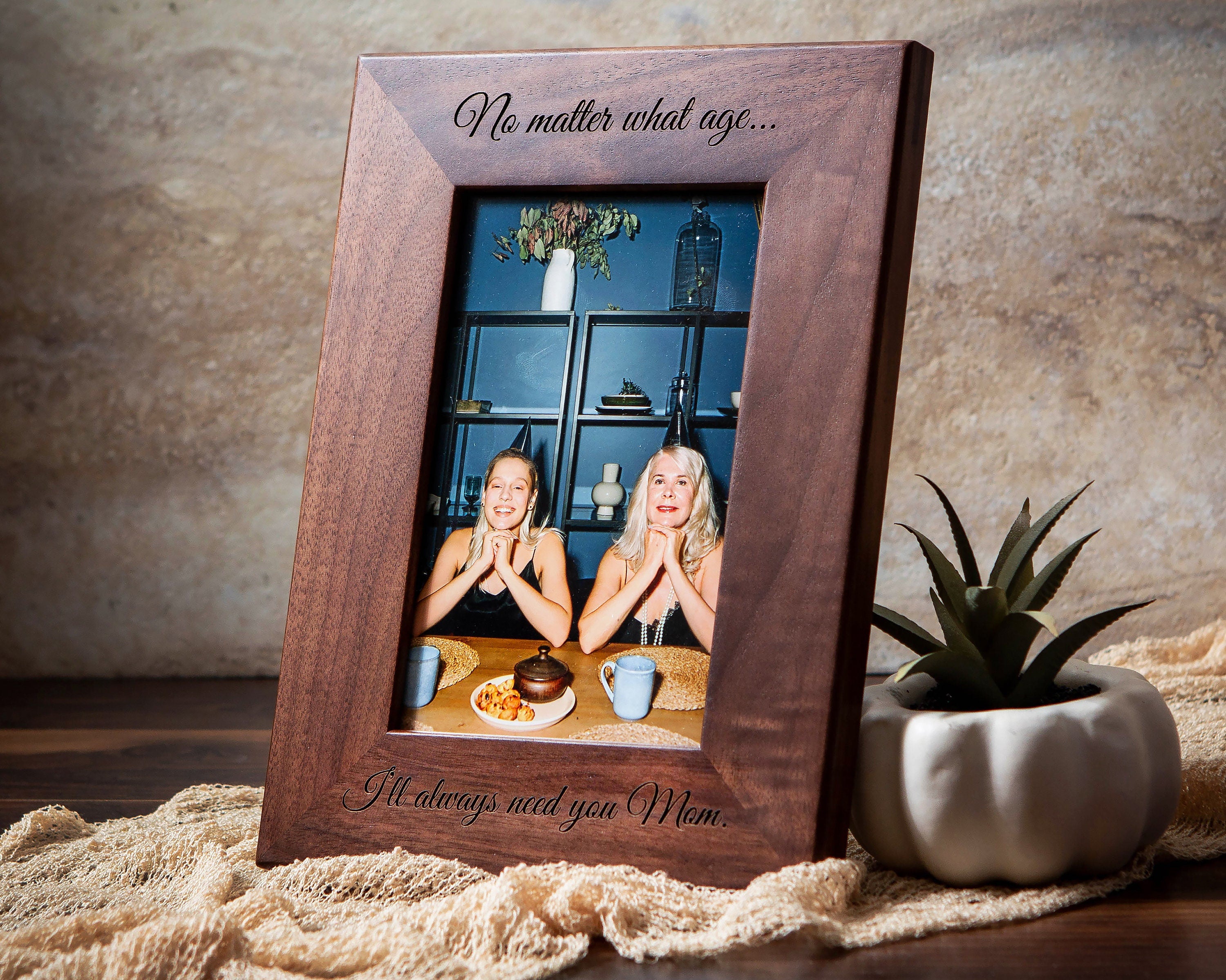 Engraved Wood Frame