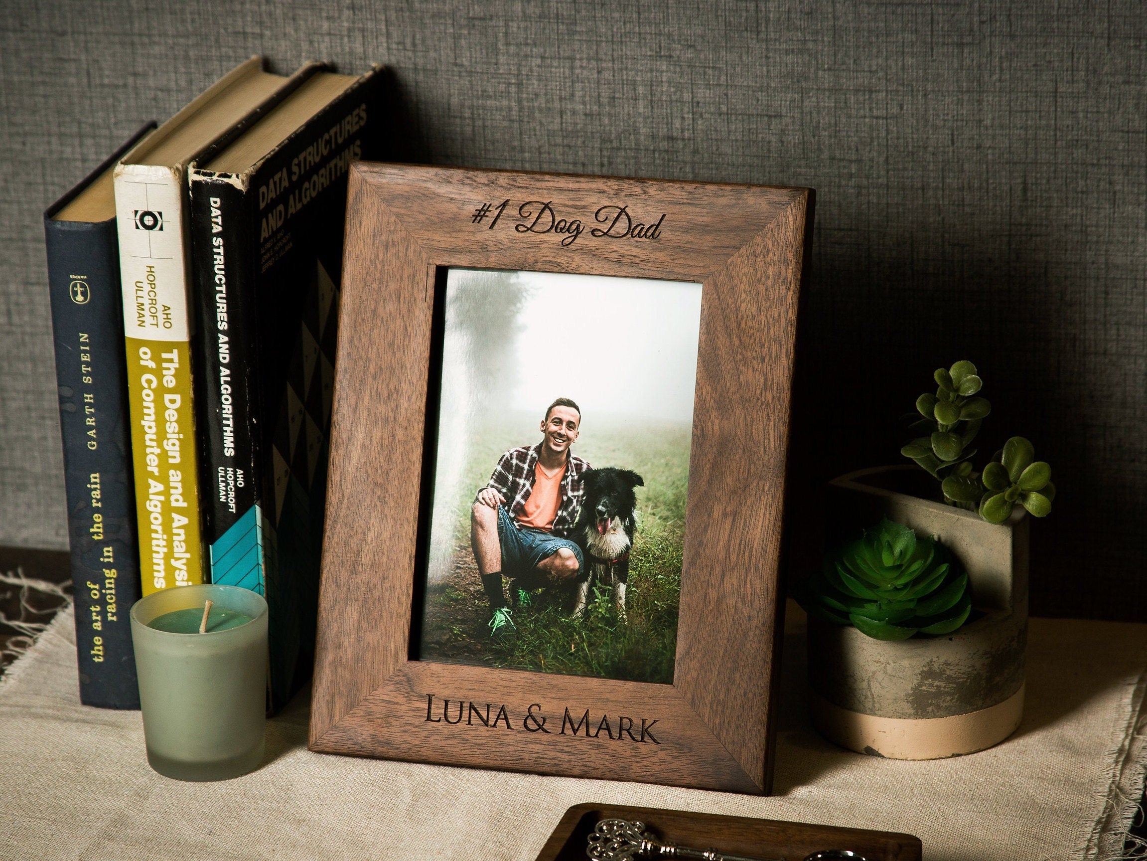 Engraved Wood Frame