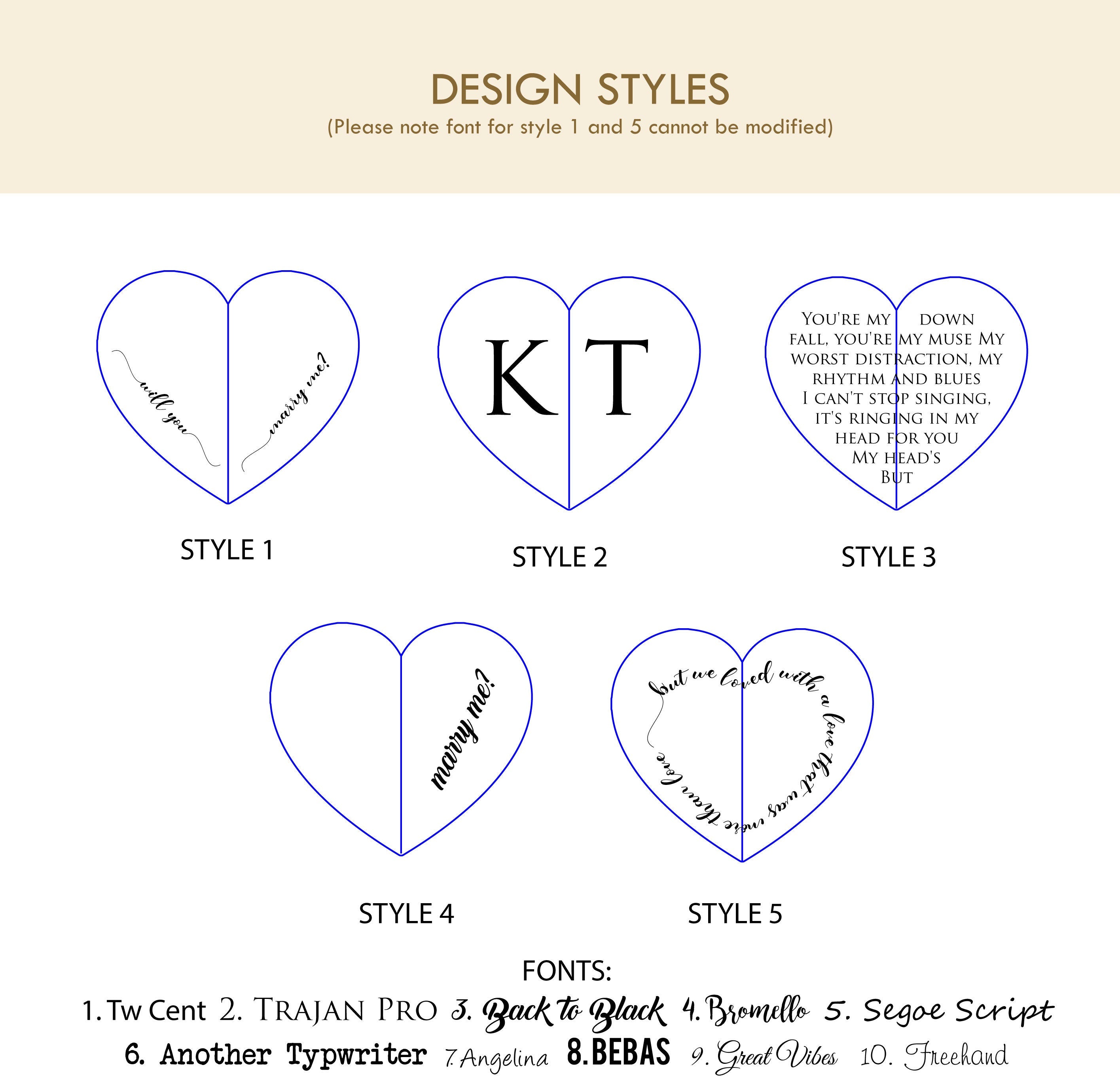 Heart Flip Ring Box