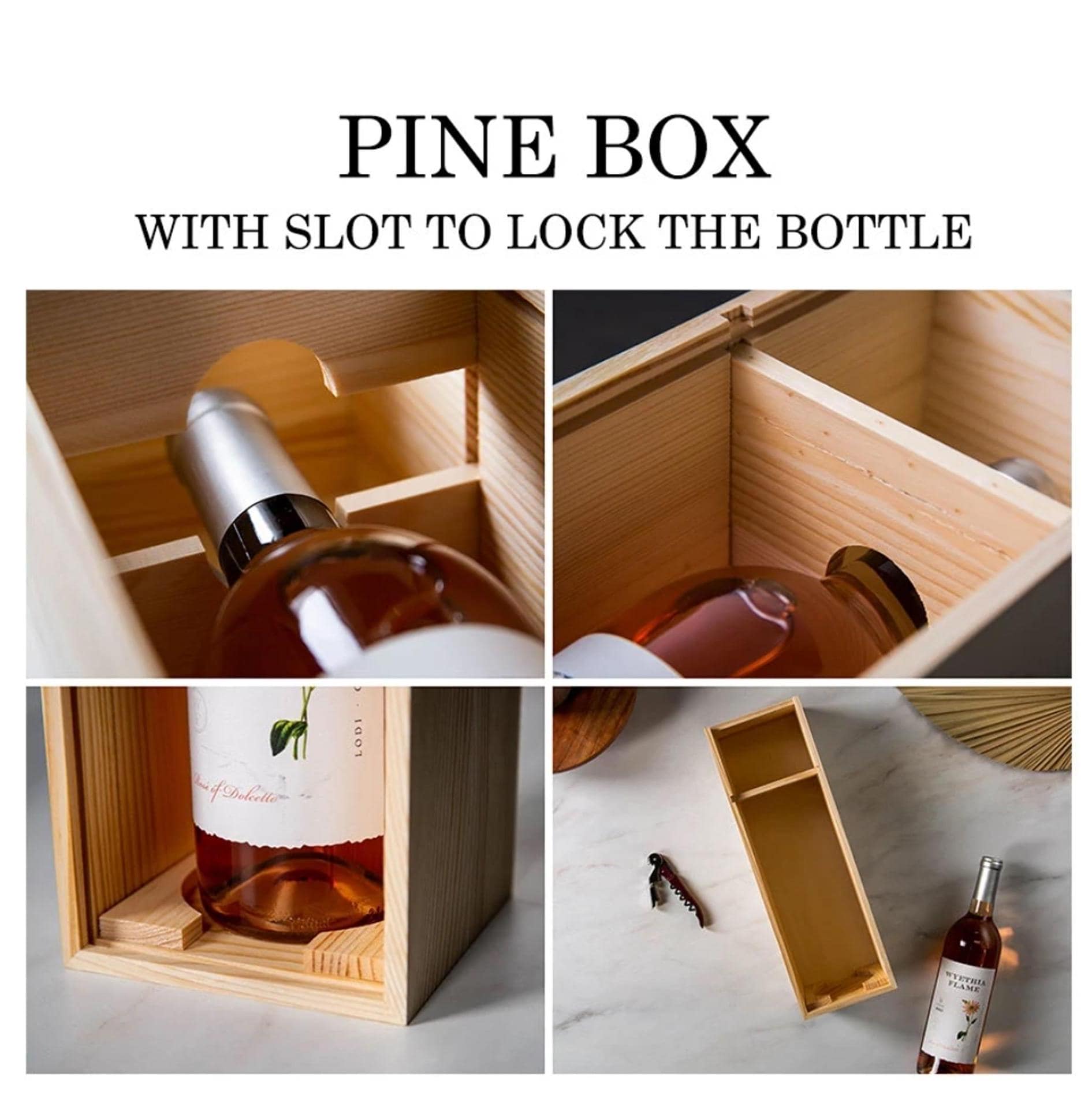 Wood Wine Box - Personalized Wine Box