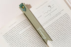 Personalized Leather Bookmark w/ Loop (Design 3)