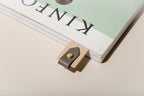Personalized Leather Bookmark w/ Loop (Design 3)
