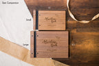 Engraved Premium Wood Guest Book