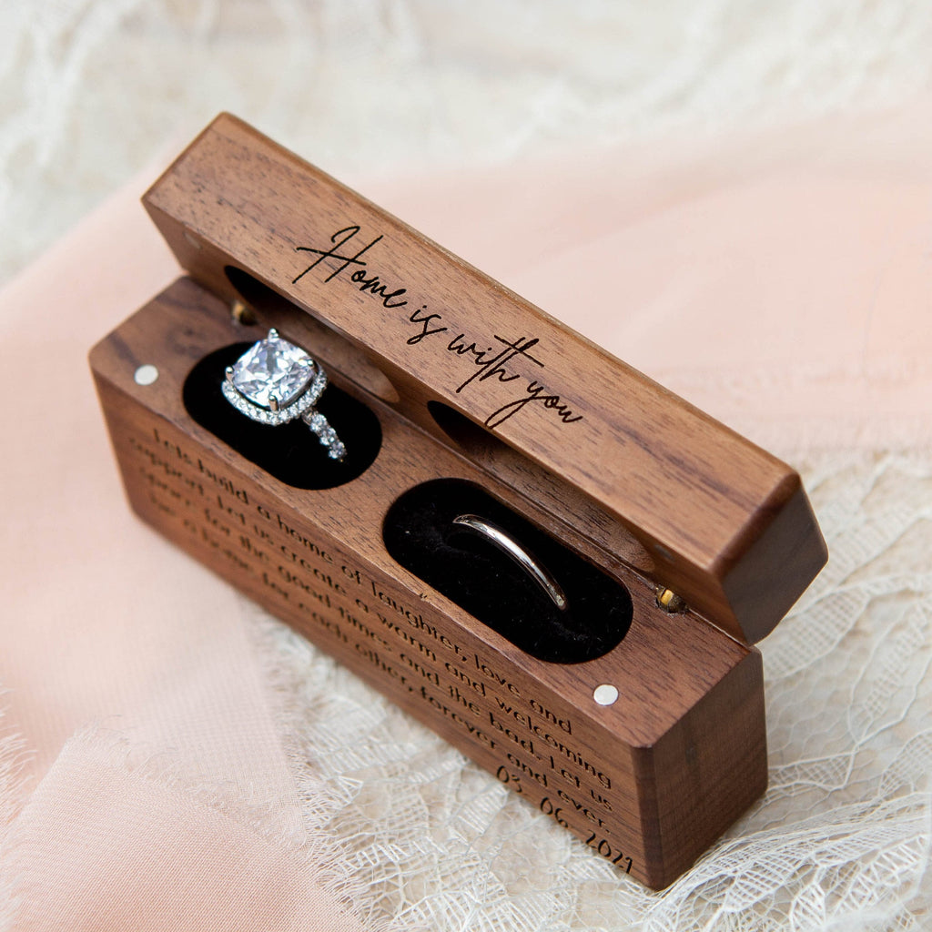 Wide Double Ring Box