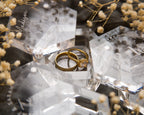 Clear Hexagon Ring Box