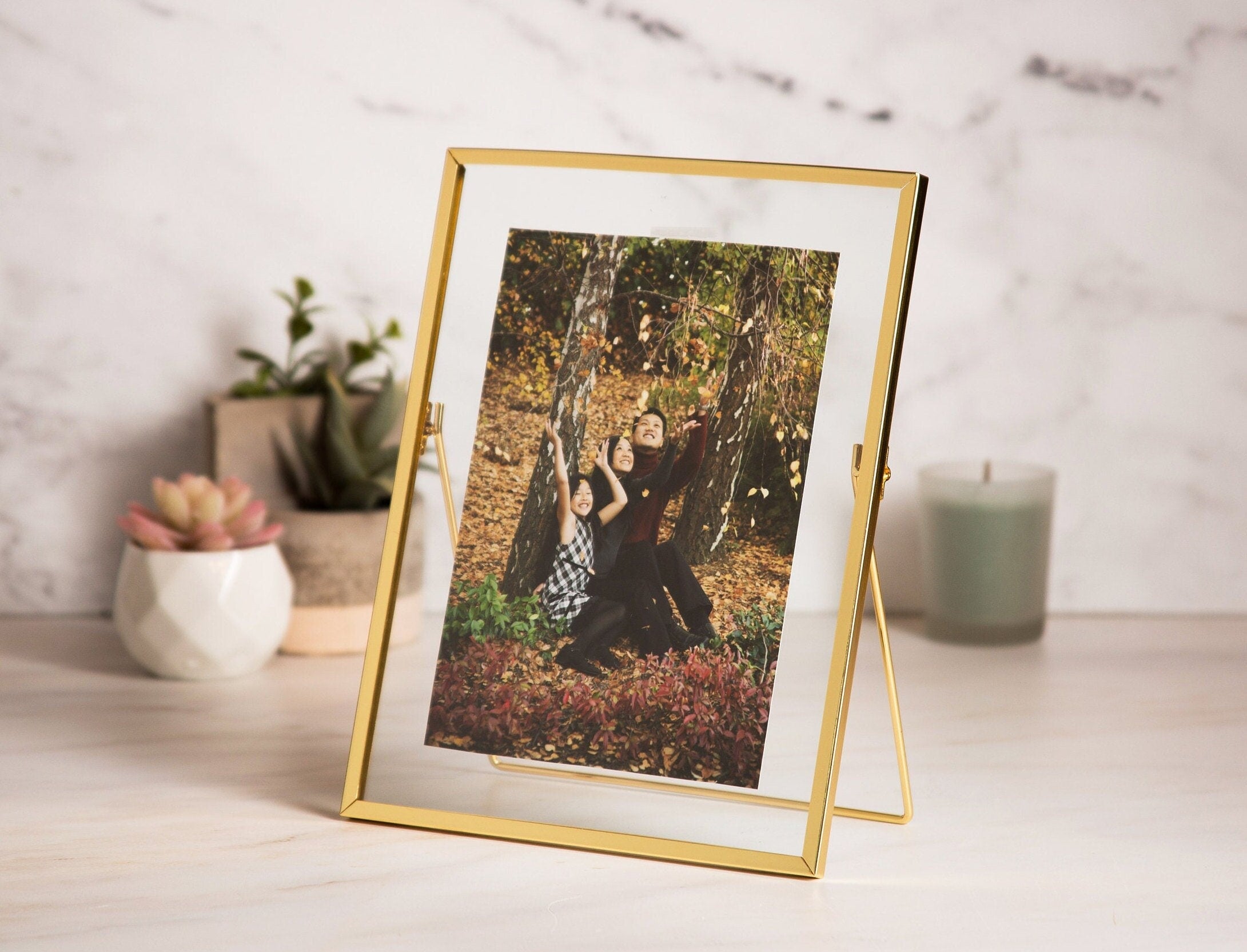 Gold Glass Frame