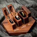 Flip Wood Ring Box