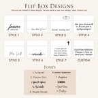 Flip Wood Ring Box