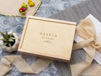 Personalized 4x6 Maple Wood Photo Memory Box – Wedding Day Gift