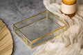 5x7" Gold Glass Photo Box