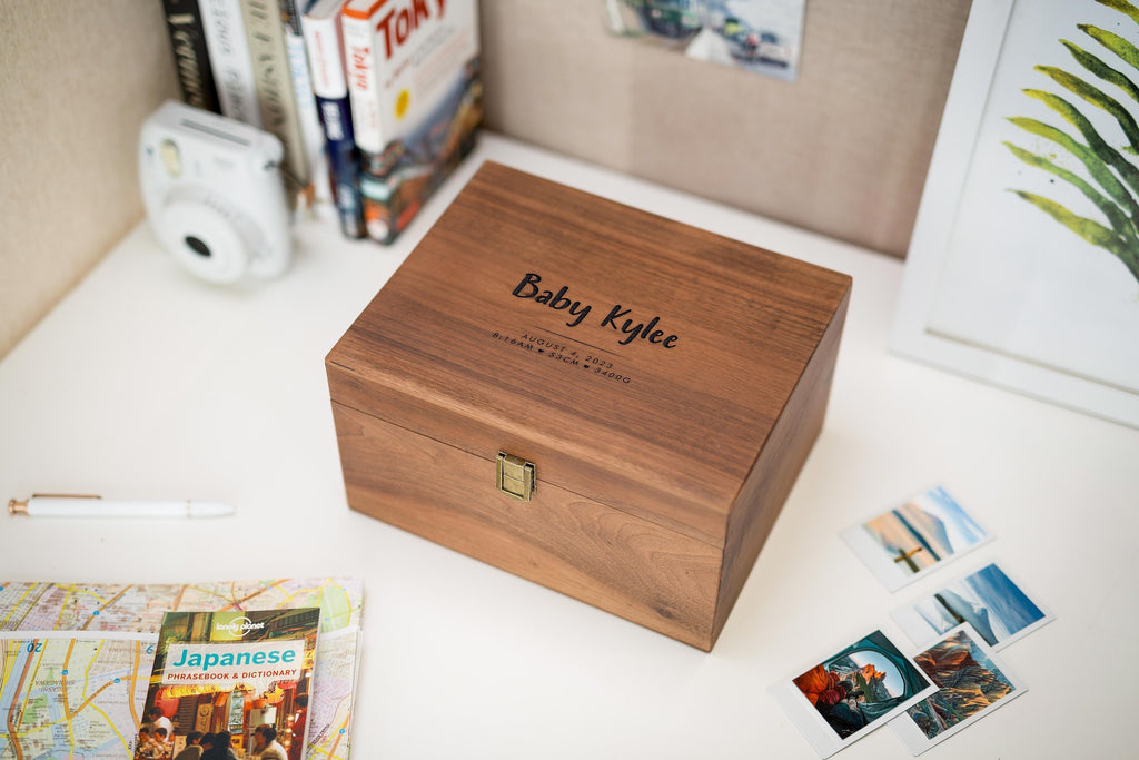 Personalized Milestone Memory Box – Newlyweds, New Parents Gift