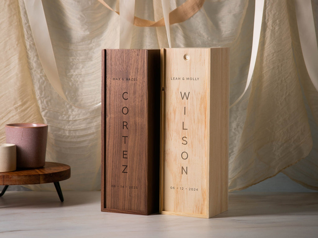 Wood Wine Box (Design 4)