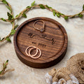 Round Wood Ring Dish