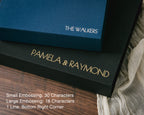 8x10 Embossed Linen Photo Box