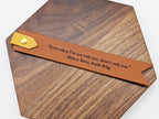 Fourth Wing Inspired Engraved Leather Bookmark