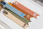 Personalized Leather Bookmark w/ Loop (Design 1)