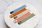 Personalized Leather Bookmark w/ Loop (Design 2)