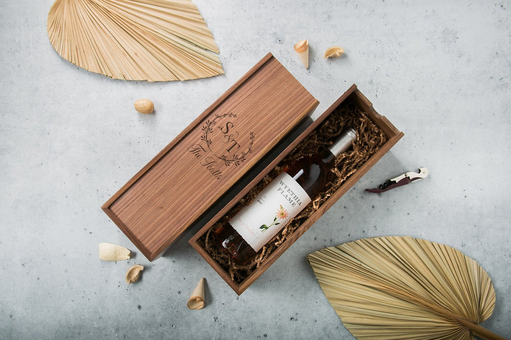 Wood Wine Box (Design 6)