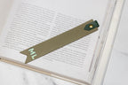 Personalized Leather Bookmark w/ Loop (Design 1)
