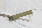 Personalized Leather Bookmark w/ Loop (Design 2)