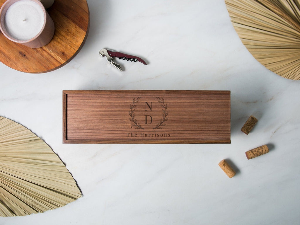 Wood Wine Box (Design 8)