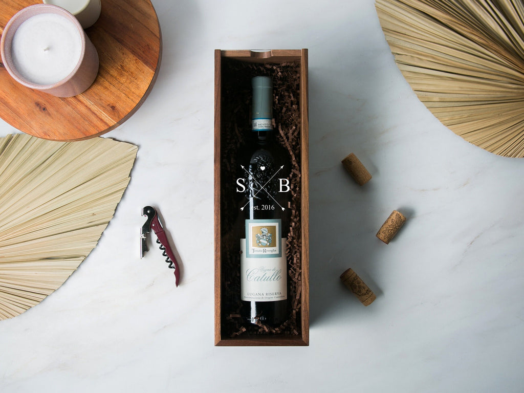 Acrylic Lid Wine Box (Design 2)