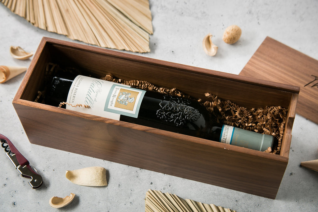 Acrylic Lid Wine Box (Design 2)