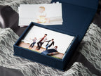 4x6" Embossed Linen Photo Box