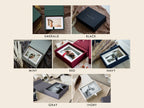 4x6" Embossed Linen Photo Box
