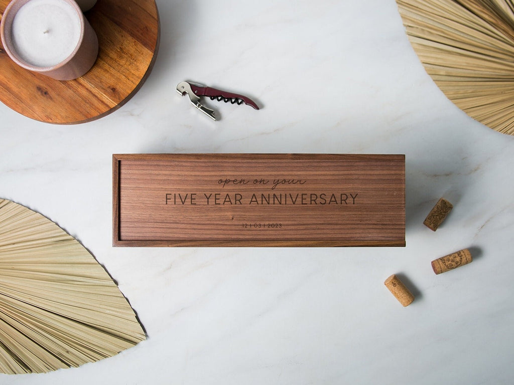 Wood Wine Box (Design 9)