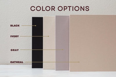Rental 3 Ring Linen Binder (Design 3) - Refillable Welcome Book, DIY Blank Binder, Guest Information Airbnb Cabin, Rental Guestbook