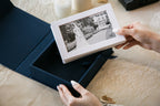 5x7" Embossed Linen Photo Box