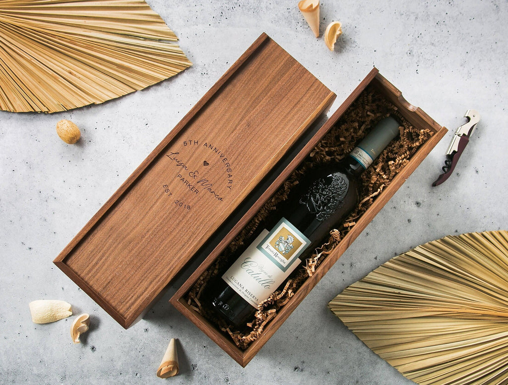 Wood Wine Box (Design 5)