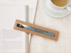 Engraved Leather Bookmark w/ Loop (D2)