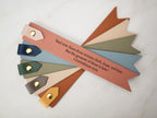Engraved Leather Bookmark w/ Loop (D2)