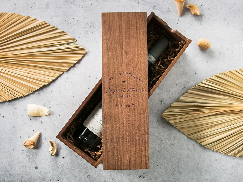 Wood Wine Box (Design 5)