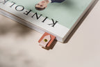 Personalized Leather Bookmark w/ Loop (Design 4)