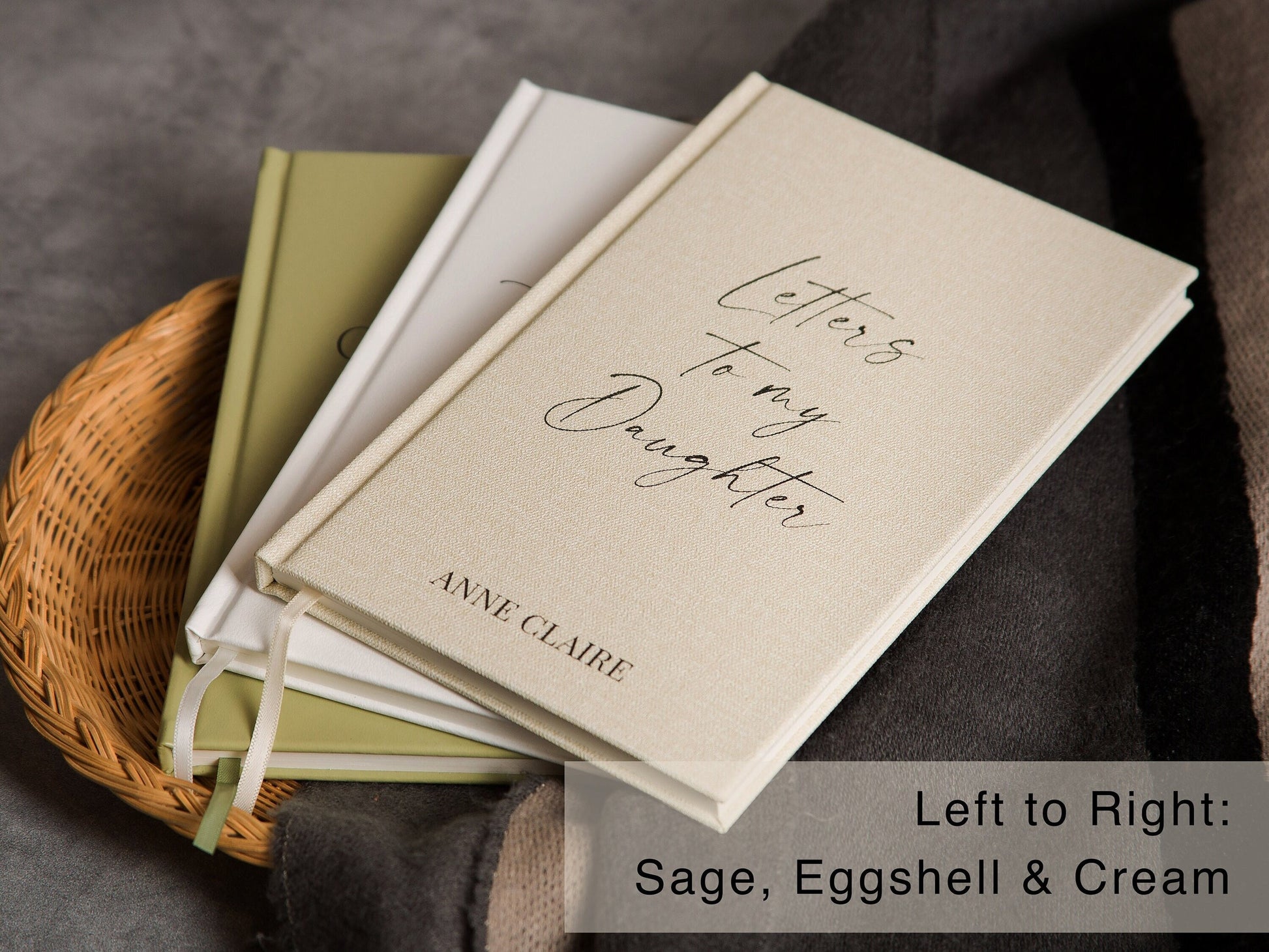 Letters to my Daughter Lined Notebook - Luxury Hard Cover Journal Book, 13 16 18th 21st Birthday, College Wedding Gift from Mother Mom
