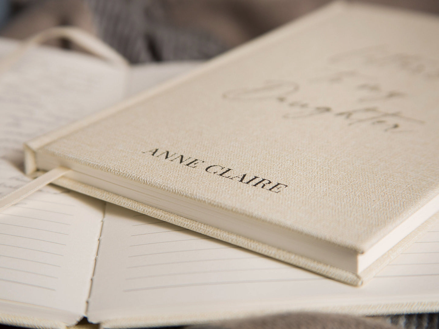 Letters to my Daughter Lined Notebook - Luxury Hard Cover Journal Book, 13 16 18th 21st Birthday, College Wedding Gift from Mother Mom